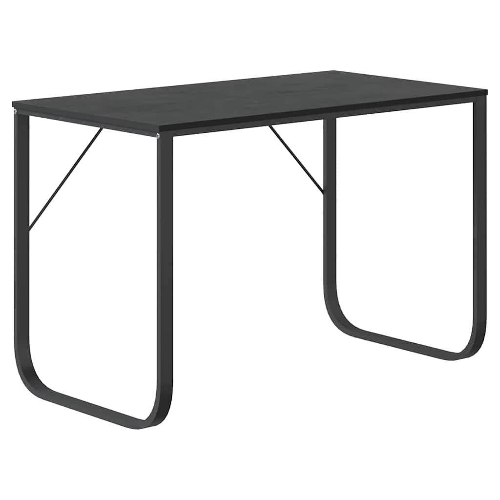 Computertisch Schwarz 110x60x73 cm Holzwerkstoff