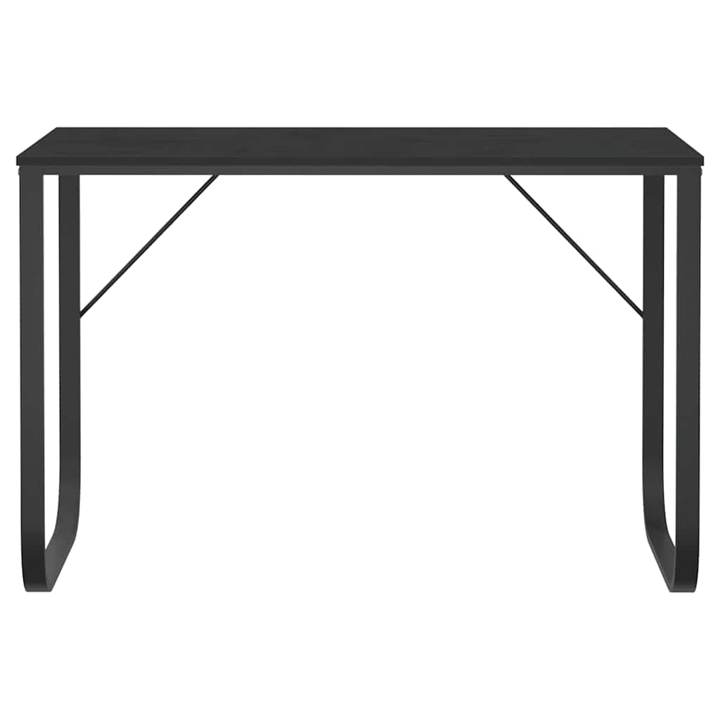 Computertisch Schwarz 110x60x73 cm Holzwerkstoff