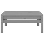 4-tlg. Garten-Lounge-Set Massivholz Kiefer Grau
