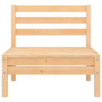 4-tlg. Garten-Lounge-Set Massivholz Kiefer