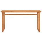 Schreibtisch 120x45x75 cm Massivholz Teak