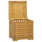 Seilbox 40x40x40 cm Massivholz Teak