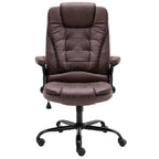 Bürostuhl Dunkelbraun Wildleder-Optik