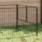 Hundezwinger Schwarz 4 m² Stahl