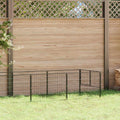 Hundezwinger Schwarz 10 m² Stahl
