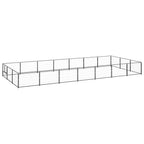 Hundezwinger Schwarz 21 m² Stahl