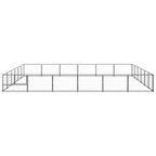 Hundezwinger Schwarz 36 m² Stahl