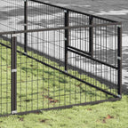 Hundezwinger Schwarz 80 m² Stahl