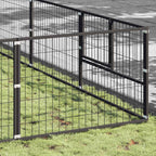 Hundezwinger Schwarz 90 m² Stahl