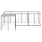 Hundezwinger Silbern 4,84 m² Stahl