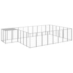 Hundezwinger Silbern 15,73 m² Stahl