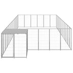 Hundezwinger Silbern 22,99 m² Stahl