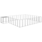 Hundezwinger Silbern 25,41 m² Stahl