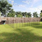 Hundezwinger Schwarz 37,51 m² Stahl