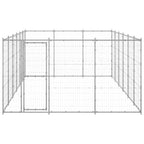 Outdoor-Hundezwinger Verzinkter Stahl 21,78 m²