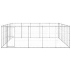 Outdoor-Hundezwinger Verzinkter Stahl 36,3 m²