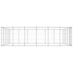 Outdoor-Hundezwinger Verzinkter Stahl 36,3 m²