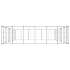 Outdoor-Hundezwinger Verzinkter Stahl 79,86 m²