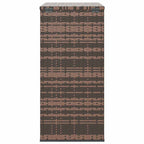 Garten-Kissenbox PE Rattan 100x49x103,5 cm Braun