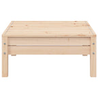 3-tlg. Garten-Lounge-Set mit Grauen Kissen Kiefer Massivholz