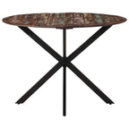 Esstisch Ø110x78 cm Altholz Massiv und Stahl