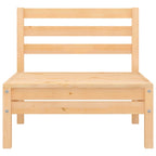 6-tlg. Garten-Lounge-Set Massivholz Kiefer