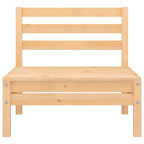 3-tlg. Garten-Lounge-Set Massivholz Kiefer
