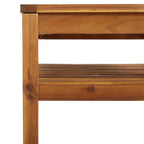 9-tlg. Garten-Lounge-Set mit Creme Kissen Massivholz Akazie
