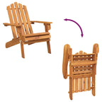 Adirondack-Gartenstuhl Massivholz Akazie