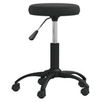 Massagehocker Samt Schwarz