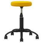 Massagehocker Samt Senfgelb