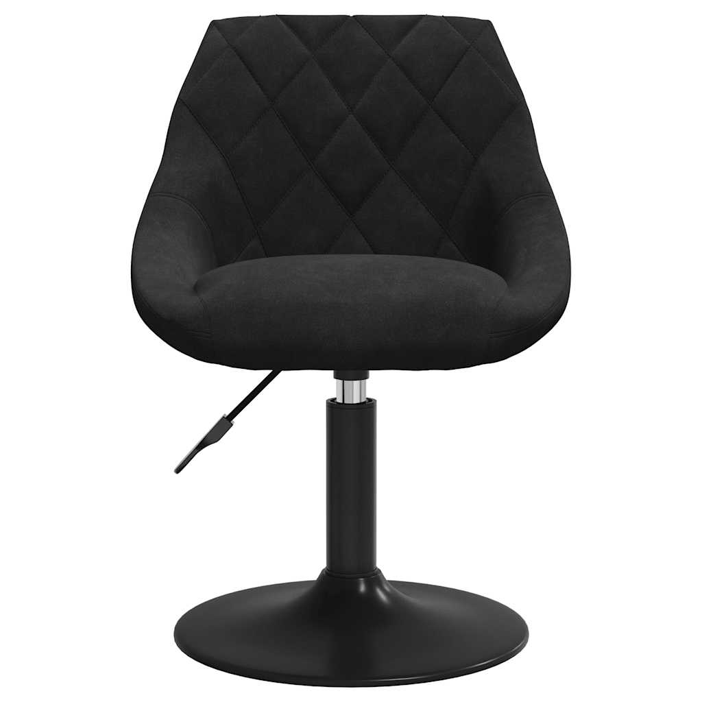 Esszimmerstuhl Schwarz Samt