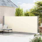 Seitenmarkise Ausziehbar 180x600 cm Creme