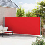 Seitenmarkise Ausziehbar 180x600 cm Rot
