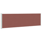 Seitenmarkise Ausziehbar 180x600 cm Braun