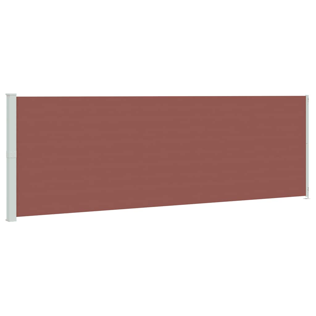 Seitenmarkise Ausziehbar 200x600 cm Braun