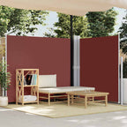 Seitenmarkise Ausziehbar Braun 180x600 cm