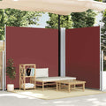 Seitenmarkise Ausziehbar Braun 220x600 cm