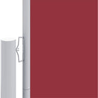 Seitenmarkise Ausziehbar Rot 180x1000 cm