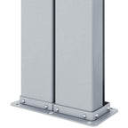 Seitenmarkise Ausziehbar Schwarz 200x1000 cm