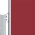 Seitenmarkise Ausziehbar Rot 117x1200 cm