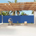 Seitenmarkise Ausziehbar Blau 200x1200 cm