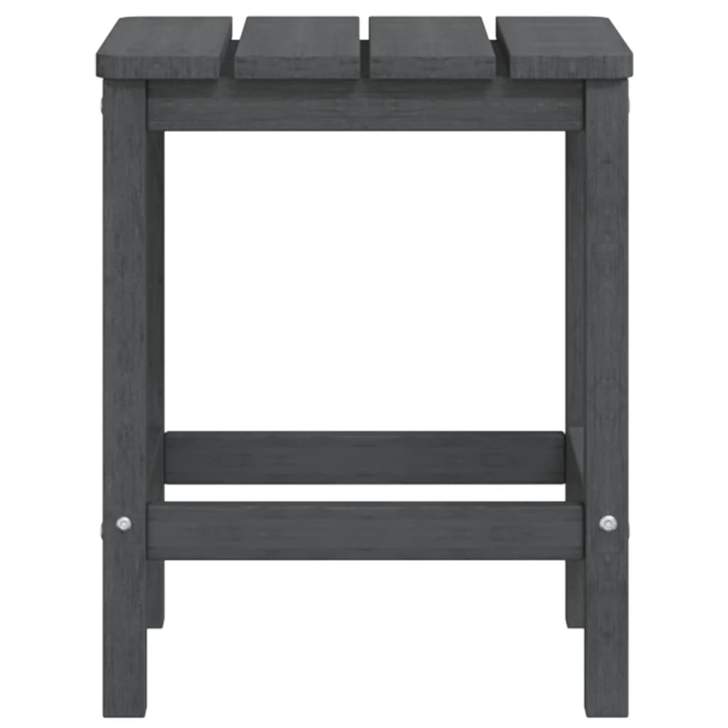 Garten Adirondack-Tisch Anthrazit 38x38x46 cm HDPE