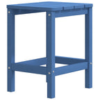 Adirondack-Gartentisch Meeresblau 38x38x46 cm HDPE