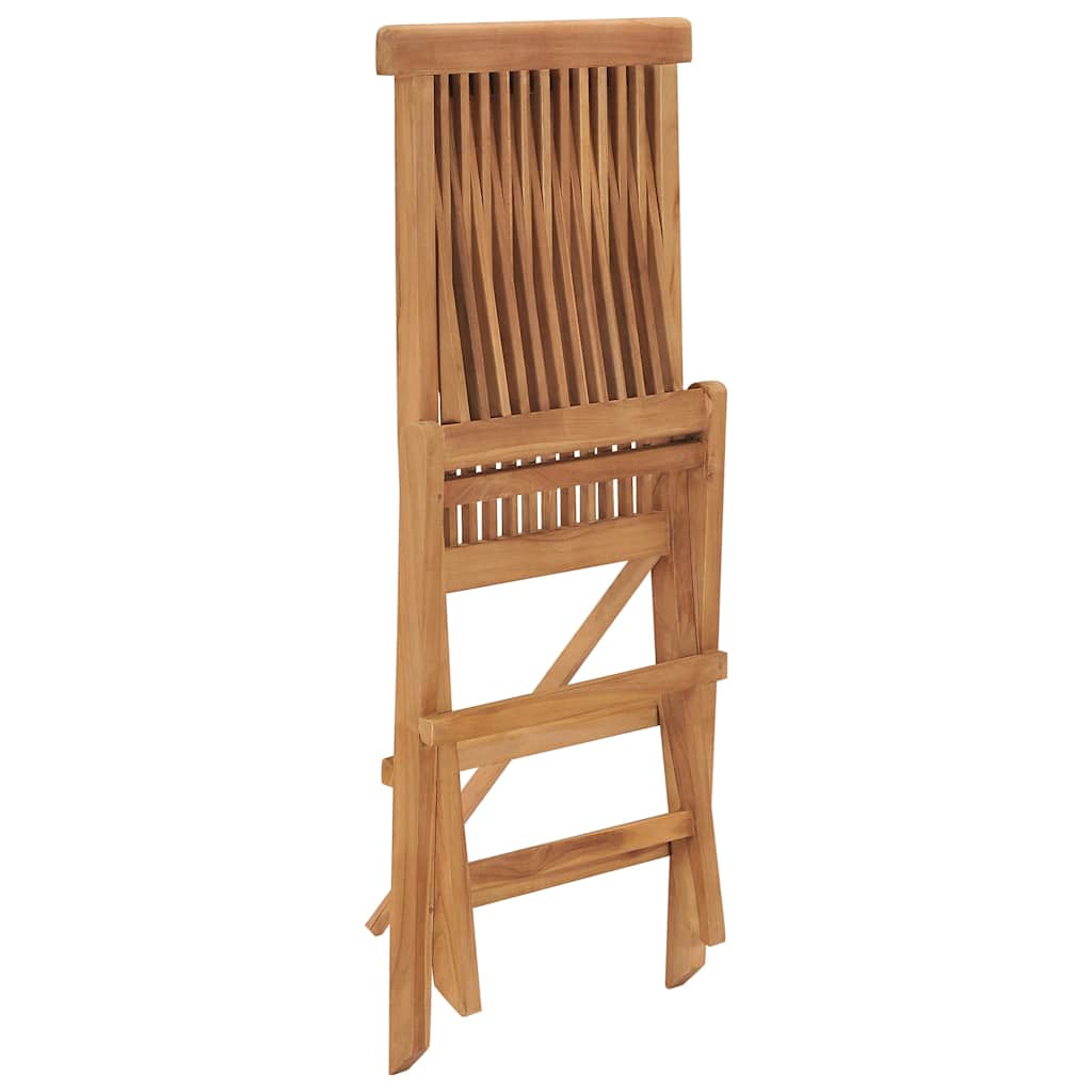 5-tlg. Garten-Essgruppe Klappbar Massivholz Teak