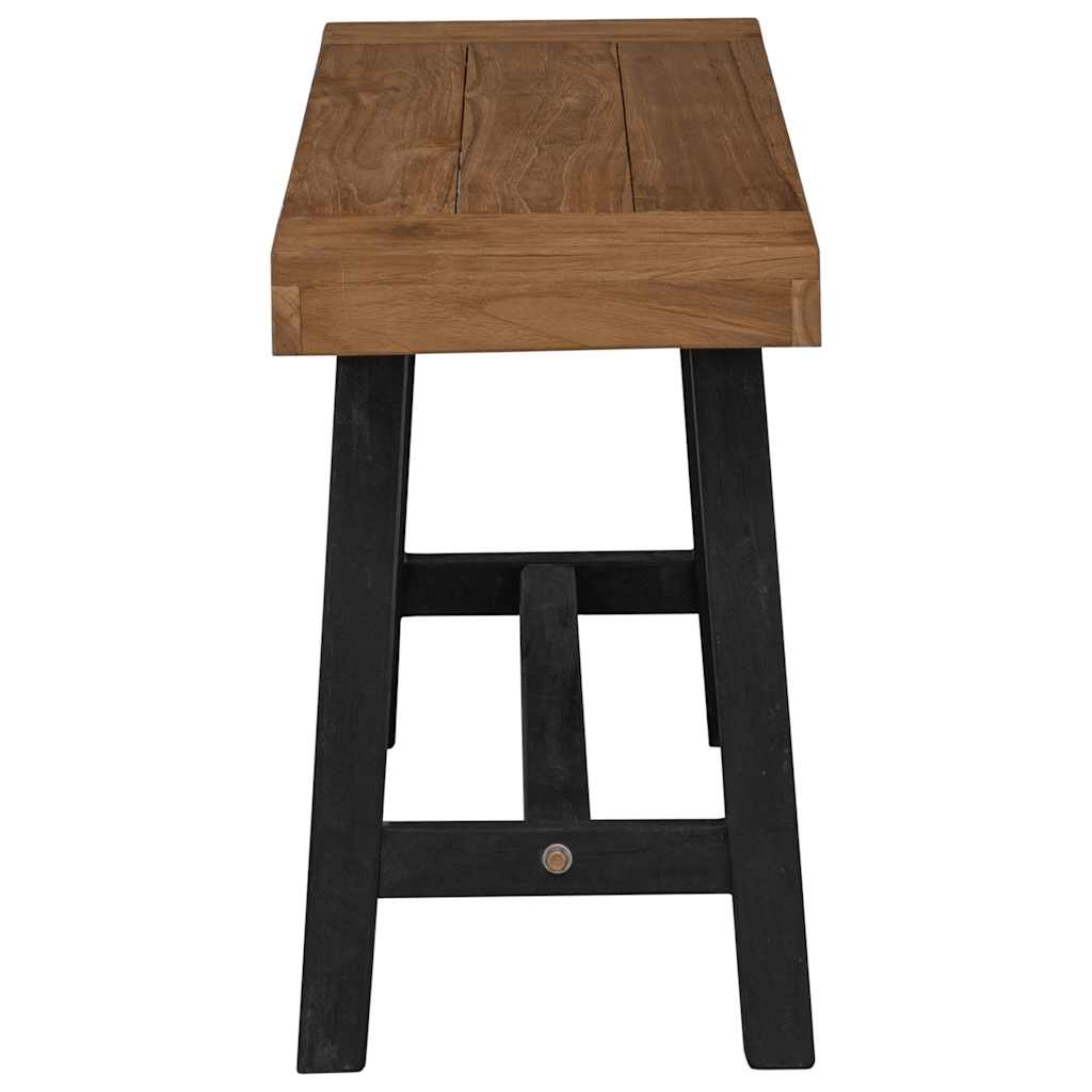 Bank 80 cm Massivholz Teak