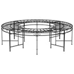 Baumbank Rund Ø160 cm Schwarz Stahl