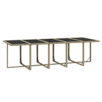 11-tlg. Garten-Essgruppe mit Kissen Poly Rattan Beige