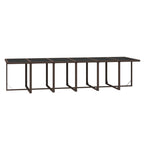 13-tlg. Garten-Essgruppe mit Kissen Poly Rattan Braun
