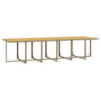 17-tlg. Garten-Essgruppe mit Kissen Poly Rattan Beige